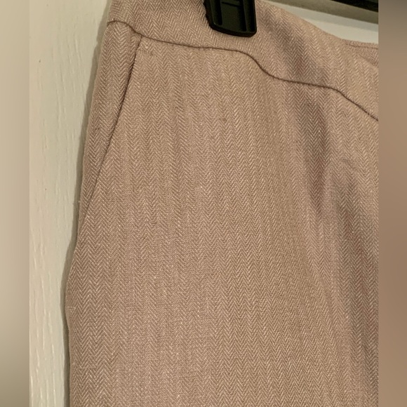 Calvin Klein Women’s Petite Linen Bland Wide Leg Pant - Picture 3 of 6